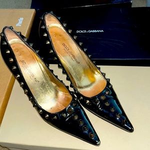 Vintage Dolce & Gabanna 2003 Runway studded heels